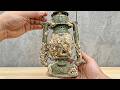 Restoration of 1920 Oil Lamps – Rusty Antiques Found in a Collapsed Coastal Warehouse