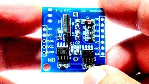 Modified DS1307 real time clock module to work with non rechargeable battery