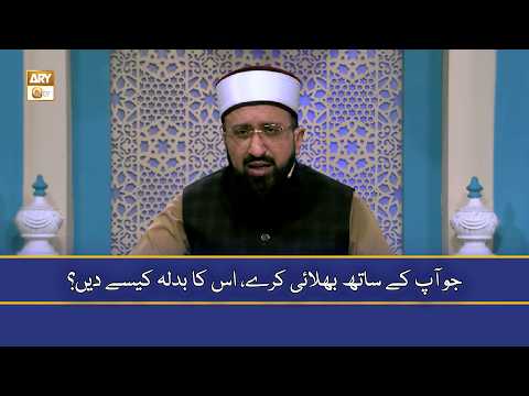 Jo Aapke Sath Bhalaai Kare, Uska Badla Kaise Dein? - Mufti Muhammad Sohail Raza Amjadi