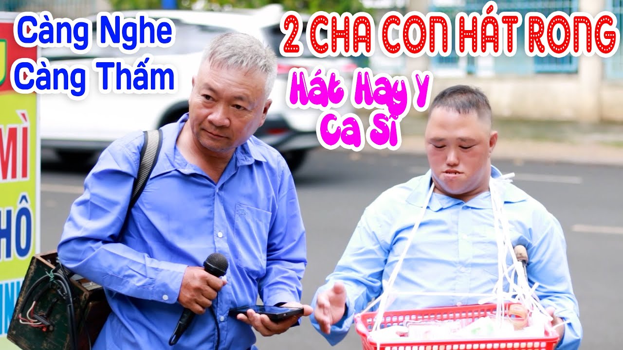 Bất Ngờ 2 Cha Con Hát Rong Hát Hay Y Ca Sĩ | Em Về Với Người - Văn Luận