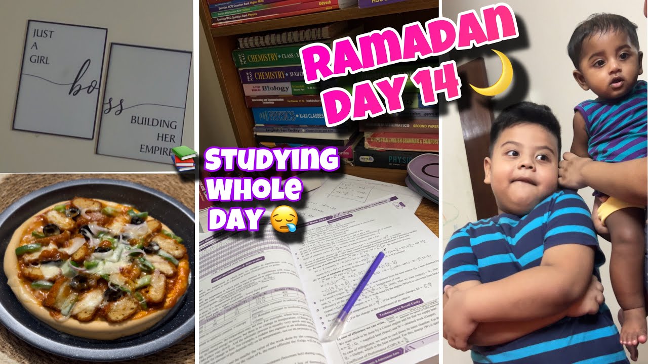 Ramadan Day 14 🌙✨|📚Studying whole day long😪|Sheikh Rezwana Raisa🌸
