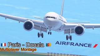 Infinite Flight | Paris - Douala | Air France 77W | Infinite Flight Timelapse