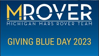MROVER Giving BlueDay Video 2023