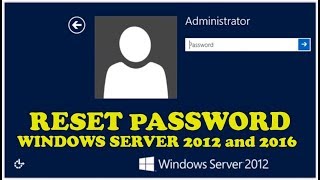 How to Reset Forgotten Password Windows server 2012 R2 and Server 2016. screenshot 2