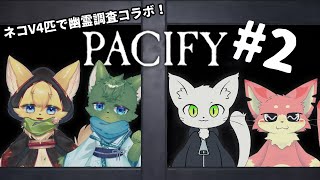 【PACIFY】ネコV4匹で幽霊調査コラボ👻#2【コラボ】