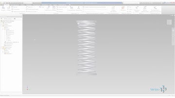 Адаптивная пружина в Autodesk Inventor