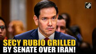 US Secretary of State Marco Rubio faces intense questioning during Senate testimony on Iran war