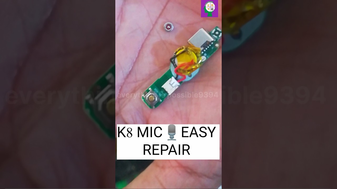 k8 wireless microphone repair |Fix K8 Mic in 5 Minutes | Wireless Mic Not Working? Easy DIY Repair!"
