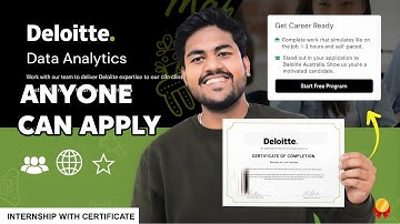 Deloitte data analytics internship 2025 | Data analytics internship 2025 with certificate