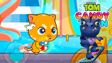 Talking Tom Candy Run vs Subway Surfers Monaco - Android Gameplay Part 10