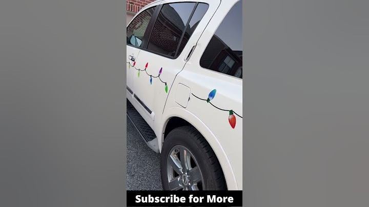 Doing the most and decorating my car for Christmas #cars #shorts #cardecoration