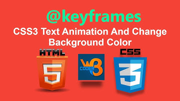 CSS3 Text Animation And Change Background Color | Latest Web Design tutorials 2020