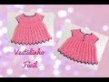 Vestido de crochê para bebê