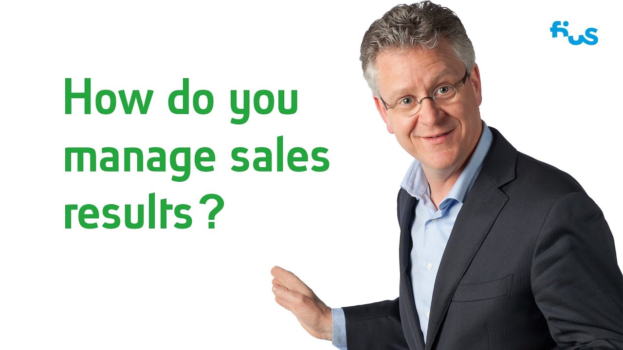 003 How do you manage sales results? YouTube