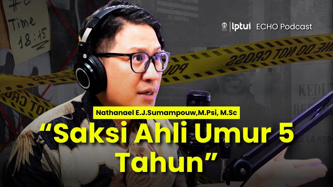 Psikolog Forensik Dengan Kasus-Kasus Terberat Negeri Ini | Nathanael Sumampouw