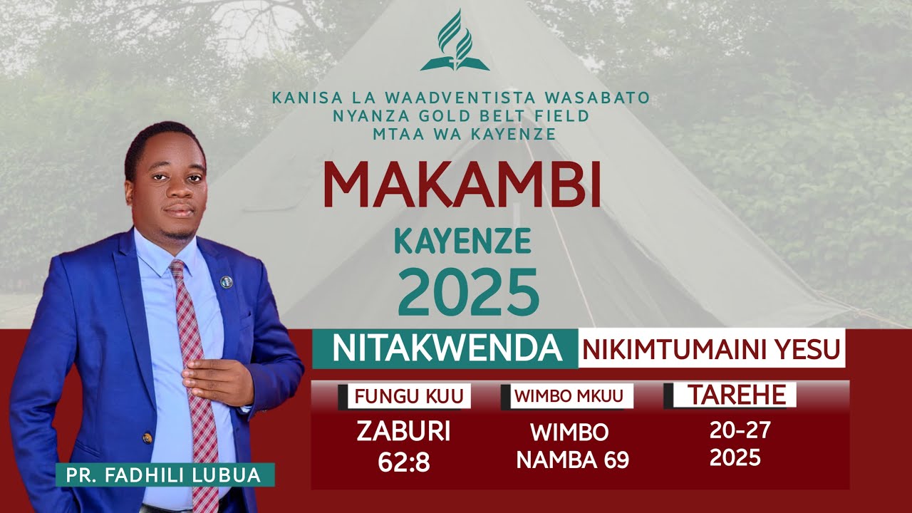 🅻🅸🆅🅴 MAKAMBI 2025 MTAA WA KAYENZE SIKU YA 6 MCHANA NA MCH; FADHILI LUBUA