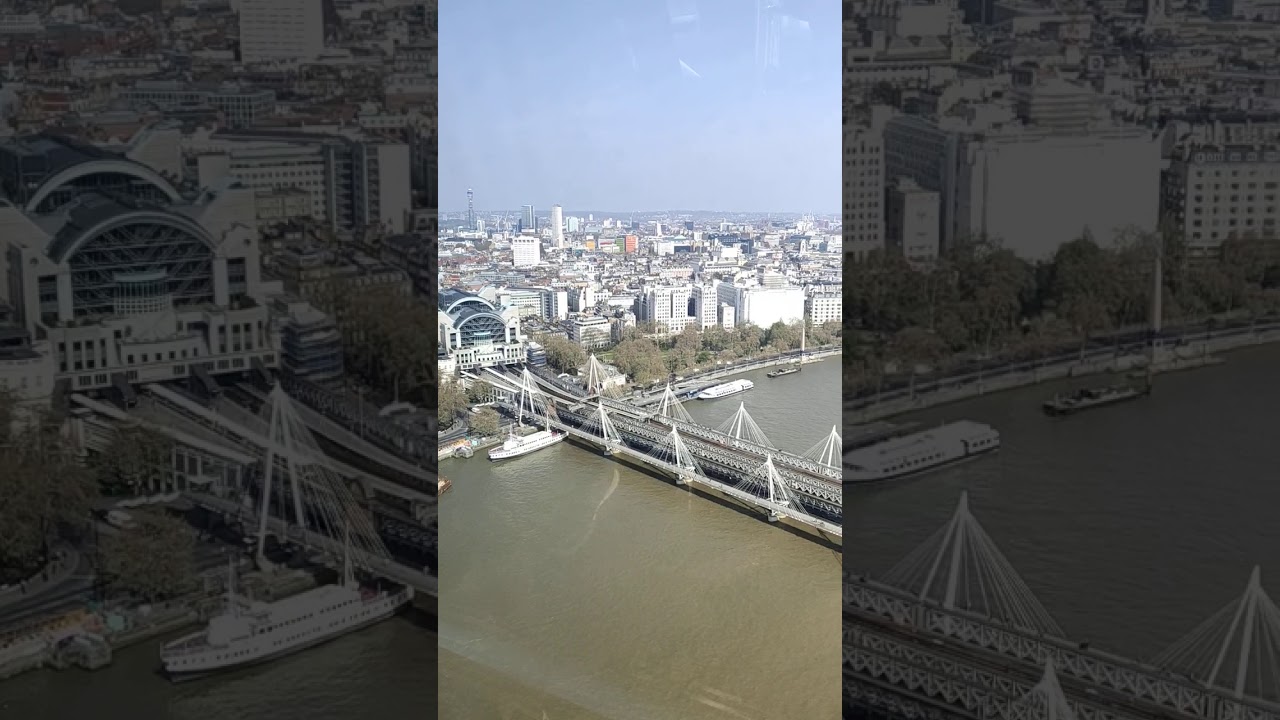 London eye inside view - YouTube