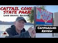 Cat Tail Cove State Park Campground in Lake Havasu, Arizona