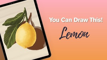 Procreate Tutorial for Beginners: Lemon Sketch