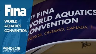 Highlights - FINA World Aquatics Convention - Windsor 2016