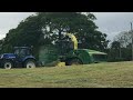 Dwatson lifting silage at largs farm 2022