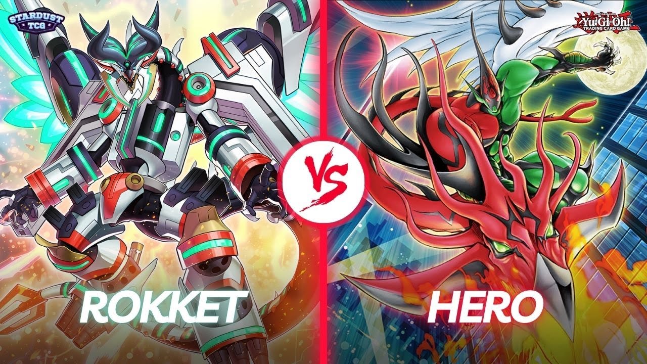 Magia Rokket YU-GI-OH! TCG - CASUAL DUEL #19 - ROKKET VS. HERO #yugioh # ...