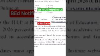 BEd NCERT Integrated BEd #odishBEd #odia #regionalBEd