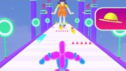 BALLOON POP RUNNER - All  Levels /Gameplay IOS  (Level 1-4).