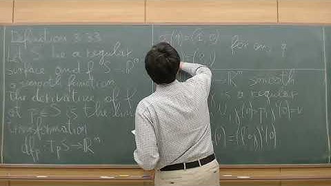 Basic Differential Geometry, Curves and Surfaces, Lecture 14