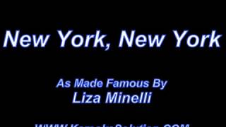 New York New York Liza Minelli