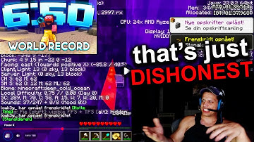 Tyler1 reageert op Minecraft Speedrun Wereldrecord