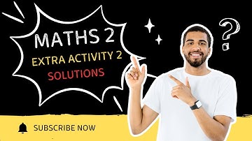 Maths 2 | Extra Activity 2 | Solution | IIT Madras BS Degree | Extra Activity Assignment