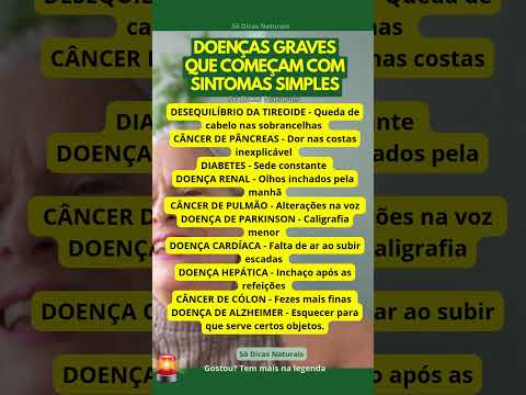 🚨O Alerta de Saúde que Todo Mundo com 50+ Precisa Ver#Saúde #Sintomas #Alerta