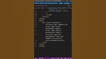 Comment Form | HTML CSS