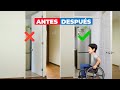 Cómo ensanchar una puerta para una silla de ruedas
