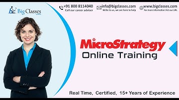 Microstrategy Demo video | Microstrategy Tutorials - BigClasses