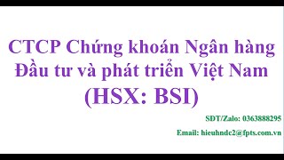 CTCP Chứng khoán Ngân hàng Đầu tư và phát triển Việt Nam (HSX: BSI)