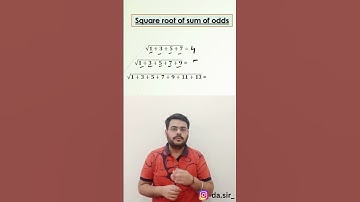 "Discovering odd number square roots :A Step- by-Step Guide