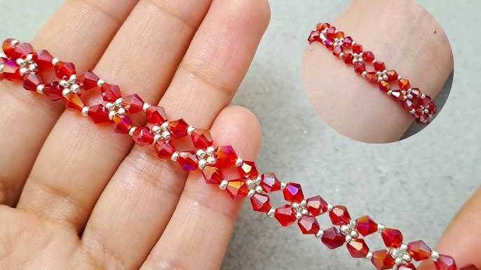 How to make a colorful beaded bracelet: Tutorial/Super easy beads
