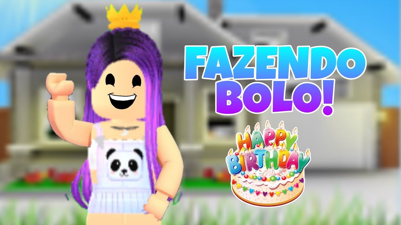 Doce Menina - Bolo com tema Roblox💗 . Bolo tamanho Mini. .