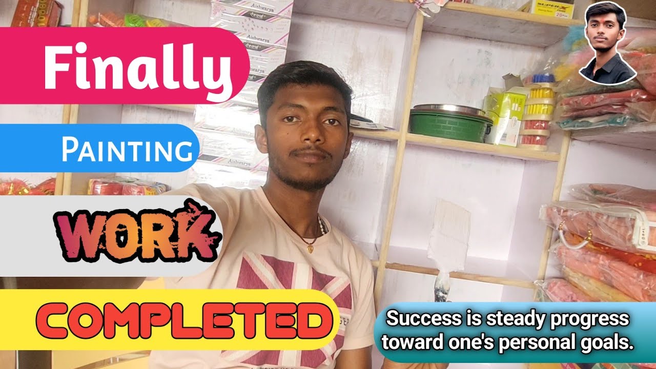 Finally PAINTING का कार्य पूरा हो गया।।👍 