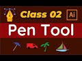 Adobe Illustrater class 02 - Uses of Pen Tool