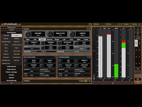 Reverb design using MTurboReverb #4 - Feedback delay networks