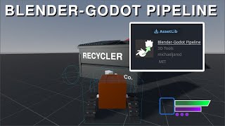 Blender-Godot Pipeline: Now in the Godot Asset Library!