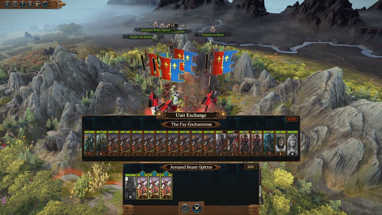 TW Warhammer 3 - Fay Enchantress Legendary (5) Taking Massif Orcal