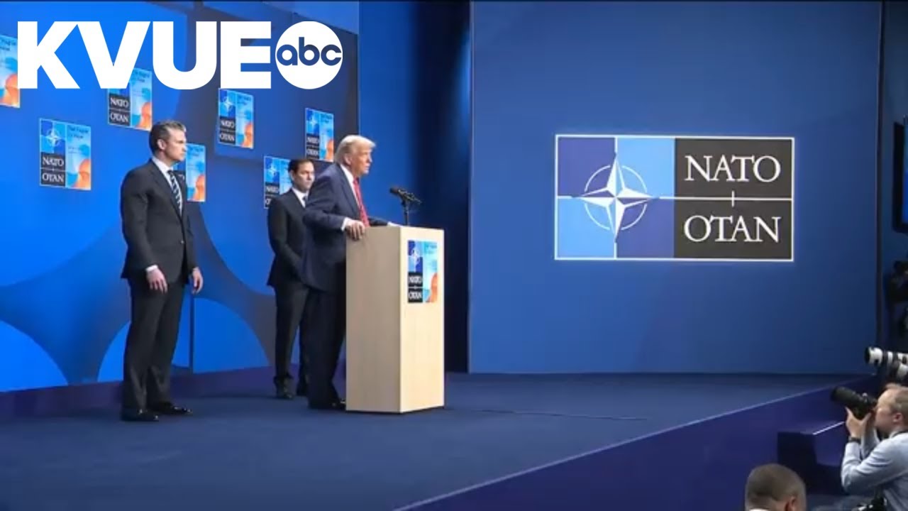 President Donald Trump defends claims of US strikes in Iran