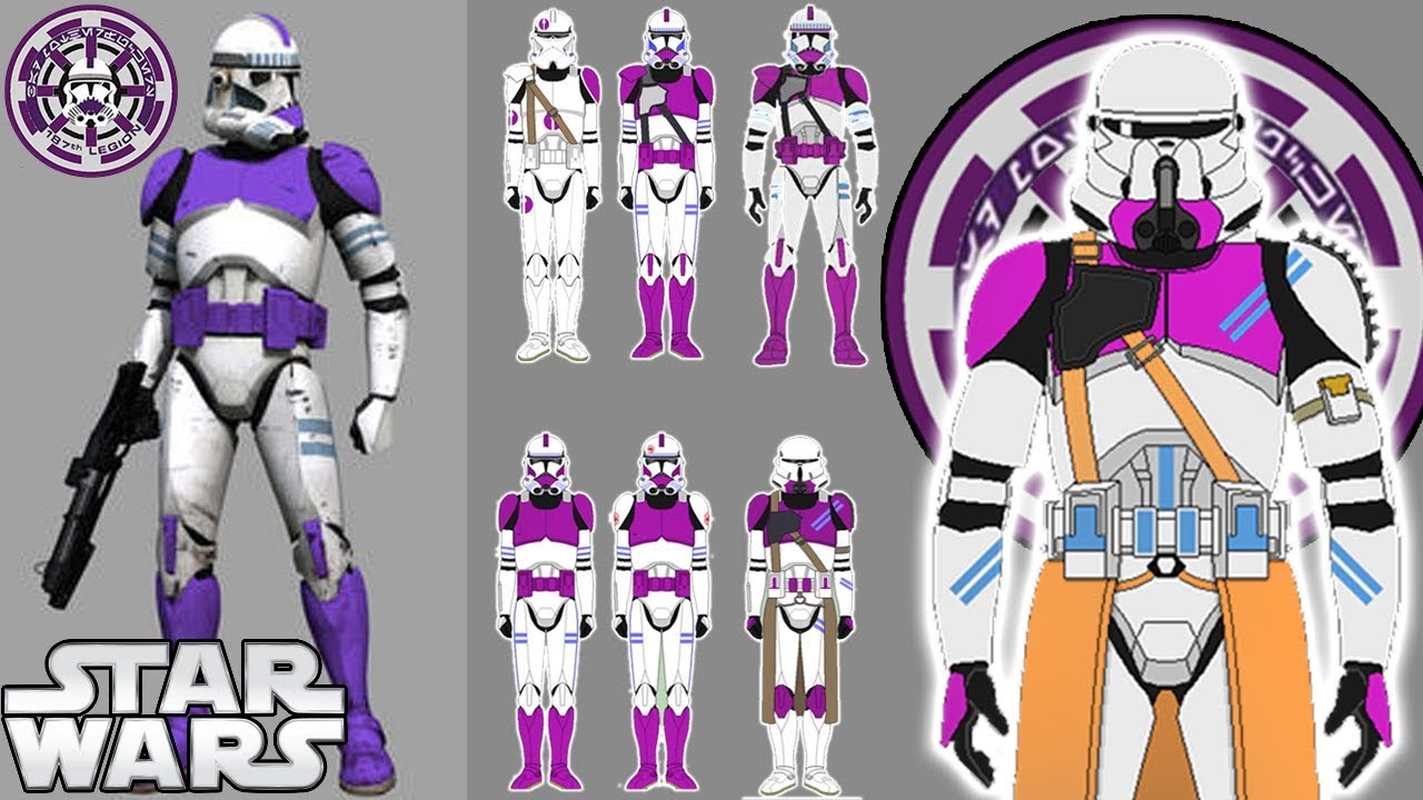 purple clone trooper