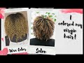 Natural Hair Wax Color | HOW TO APPLY COLORFFECT HAIR WAX FOR SOLON EFFECT | Trial/Review | 4A Hair