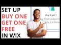 How to Set Up Buy One Get One Free in Wix [QUICK GUIDE]