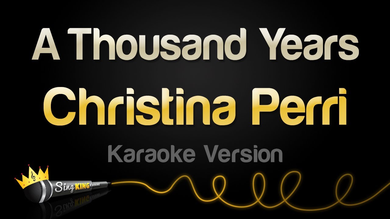 ⁣Christina Perri - A Thousand Years (Karaoke Version)